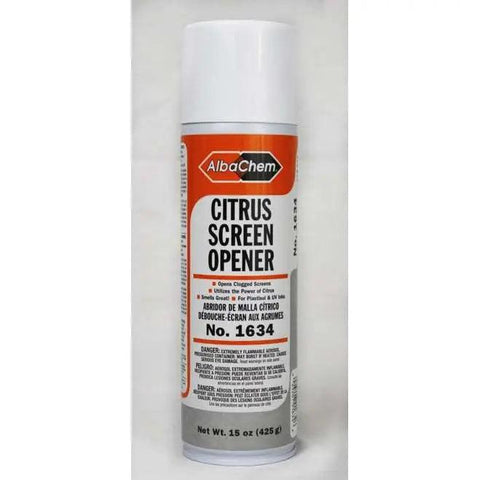 AlbaChem 1634 Citrus Screen Opener 15oz Can