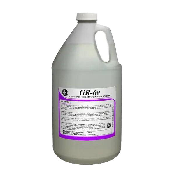 CCI GR-6V Ink Degradent / Recirc Wash / Mild Stain Remover - Gallon