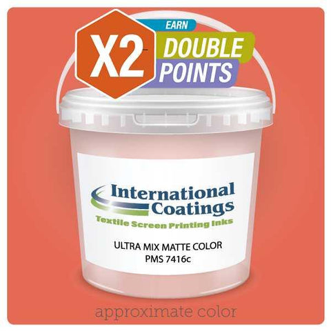 International Coatings PMS 7416C Ultra Mix Matte Plastisol Ink (Gallon)