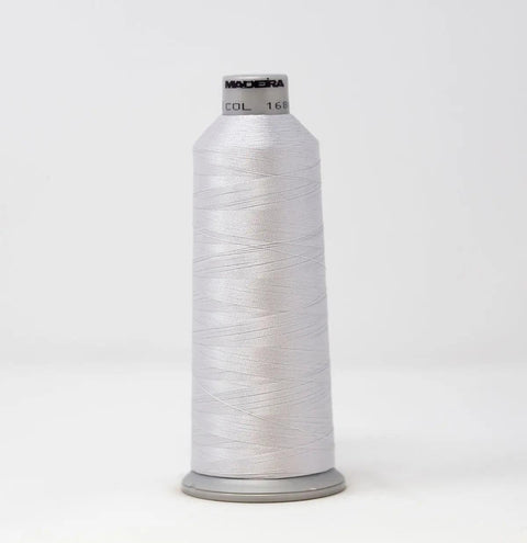 Madeira Polyneon 1687 Sterling Silver Embroidery Thread 5500 Yards