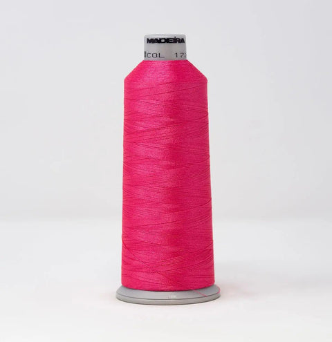 Madeira Polyneon 1721 Flamingo Pink Embroidery Thread 5500 Yards