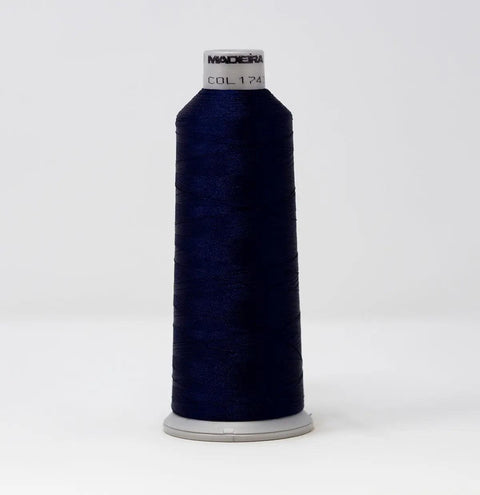 Madeira Polyneon 1743 Oxford Blue Embroidery Thread 5500 Yards