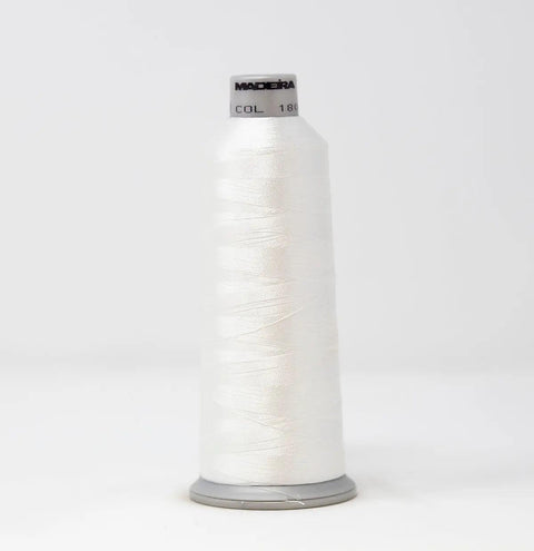 Madeira Polyneon 1804 Natural White Embroidery Thread 5500 Yards
