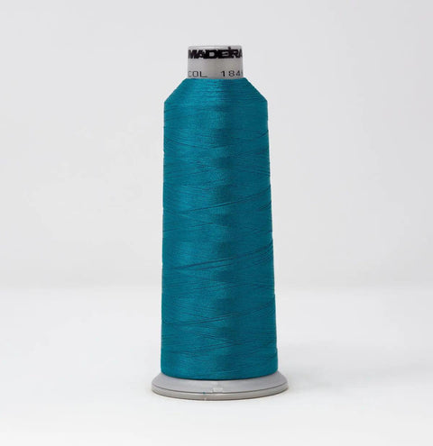 Madeira Polyneon 1846 Dark Teal Embroidery Thread 5500 Yards
