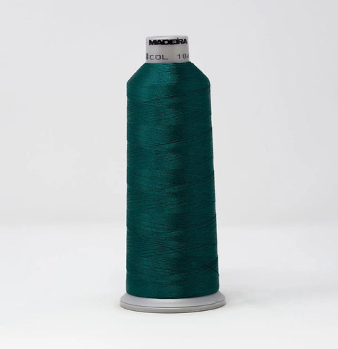 Madeira Polyneon 1849 Tropical Teal Embroidery Thread 5500 Yards