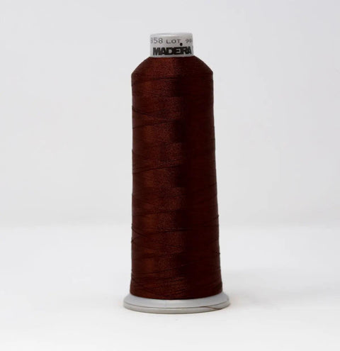 Madeira Polyneon 1858 Chestnut Embroidery Thread 5500 Yards