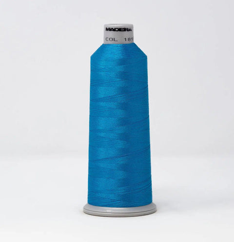 Madeira Polyneon 1895 Teal Blue Embroidery Thread 5500 Yards