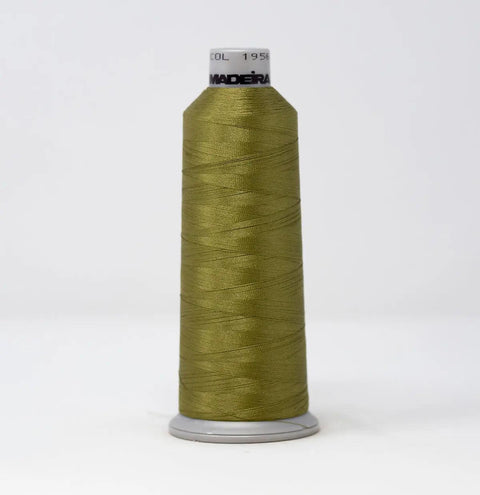 Madeira Polyneon 1956 Olive Green Embroidery Thread 5500 Yards
