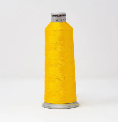 Madeira Polyneon 1971 Saffron Embroidery Thread 5500 Yards