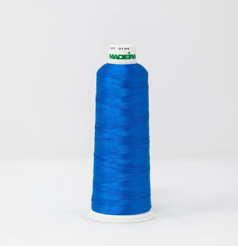 Madeira Rayon 1297 Calypso Blue Embroidery Thread 5500 Yards