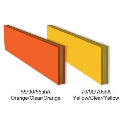 Serilor LC-3 Yellow Triple 70-90-70 Squeegee 3/8"X2" (9.2M)