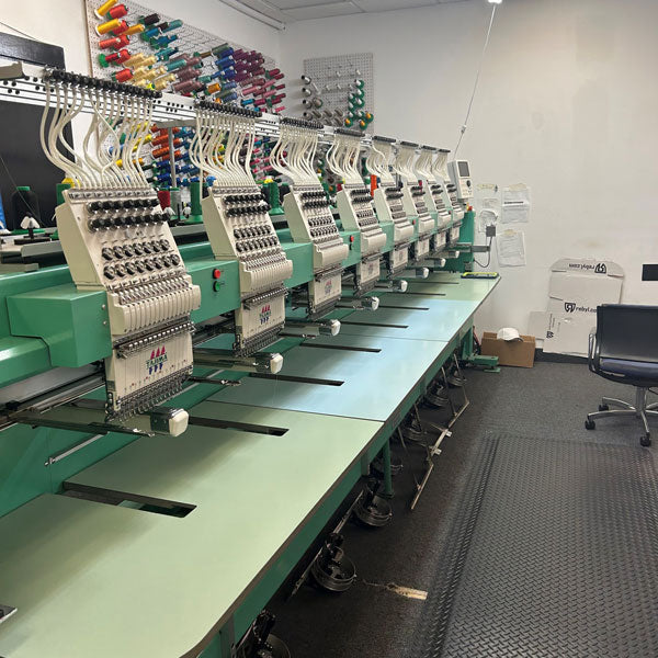 Used Tajima 8 head Stretch Embroidery Machine