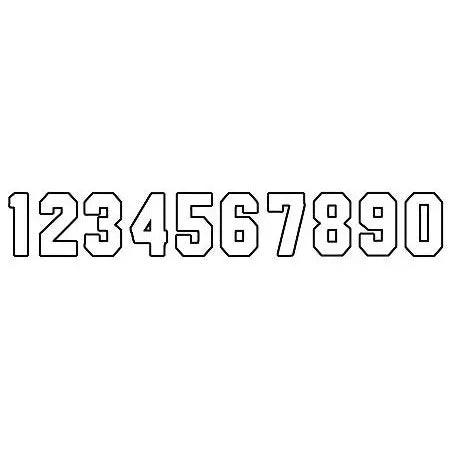 10" Outline Stencil Set       10299