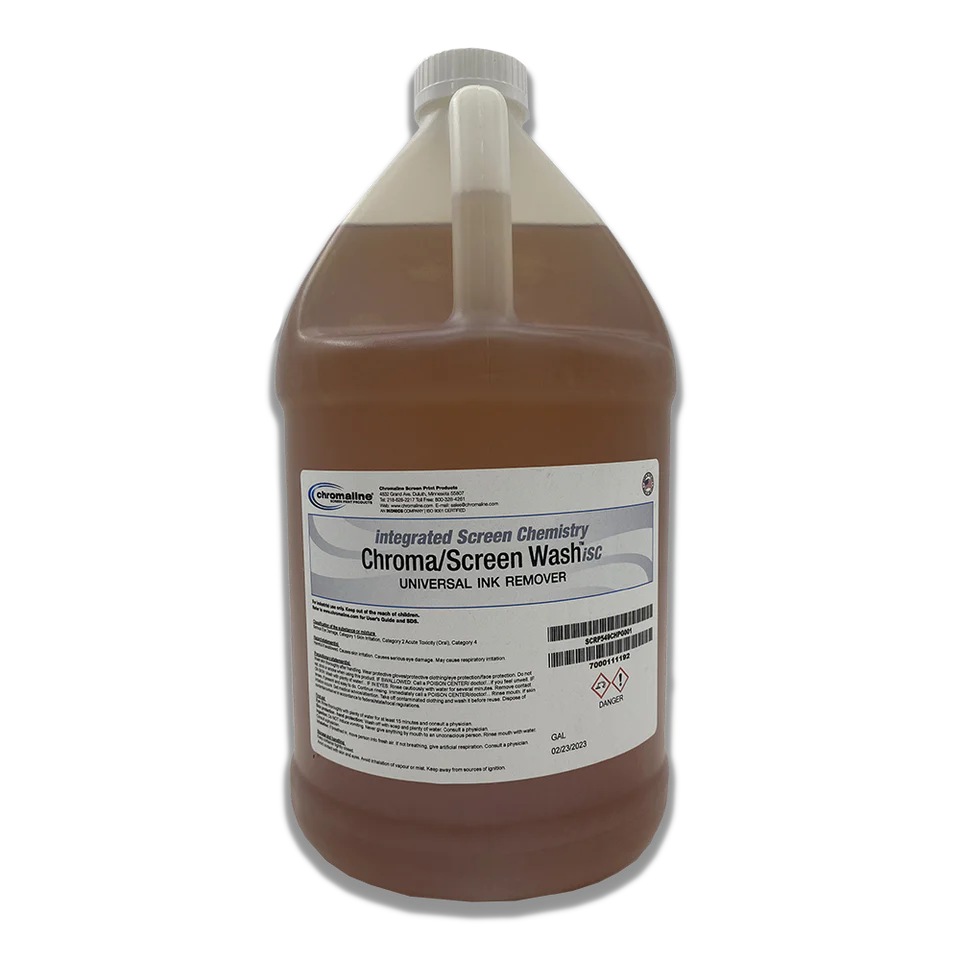 Chromaline Chroma Wash Screen Wash- Gallon