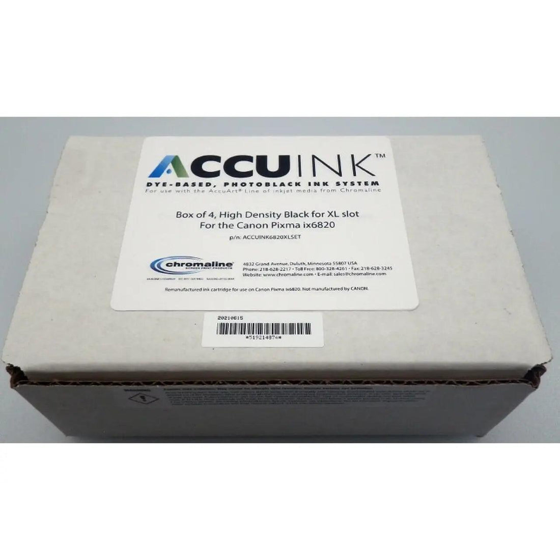 Chromaline AccuInk 6820 Black XL Ink