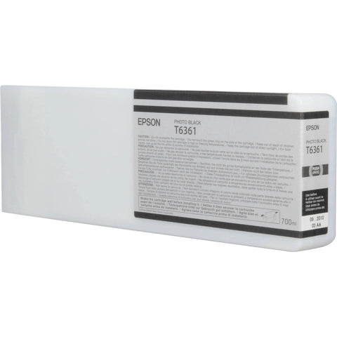 Epson T6361 Photo Black UltraChrome HDR Ink Cartridge 700ml