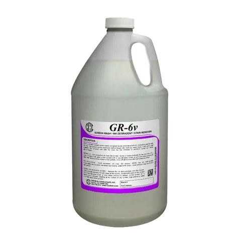 CCI GR-6V Ink Degradent / Recirc Wash / Mild Stain Remover - Gallon
