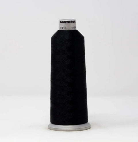 Madeira Polyneon 1641 Obsidian Embroidery Thread 5500 Yards