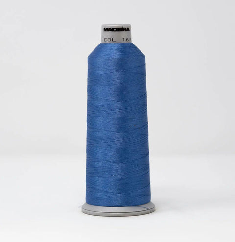 Madeira Polyneon 1671 Country Kitchen Blue Embroidery Thread 5500 Yards