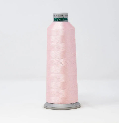Madeira Polyneon 1713 Peach Blush Embroidery Thread 5500 Yards