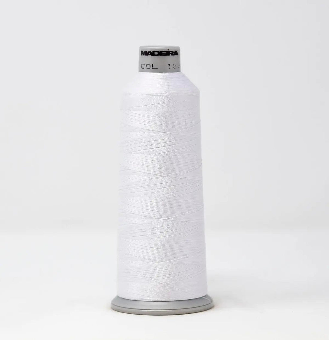 Madeira Polyneon 1801 Super White Embroidery Thread 5500 Yards