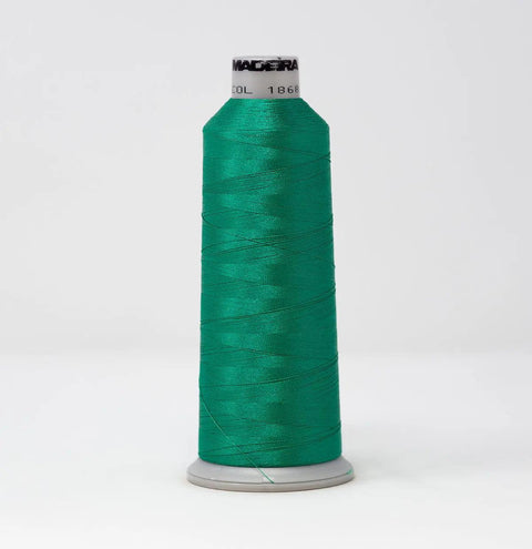 Madeira Polyneon 1868 Bottle Green Embroidery Thread 5500 Yards