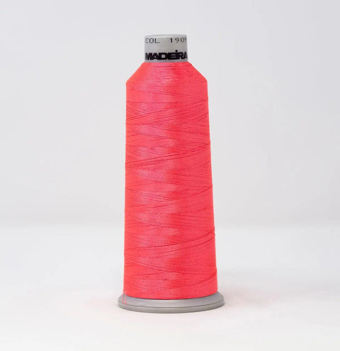 Madeira Polyneon 1909 Electric Pink Embroidery Thread 5500 Yards