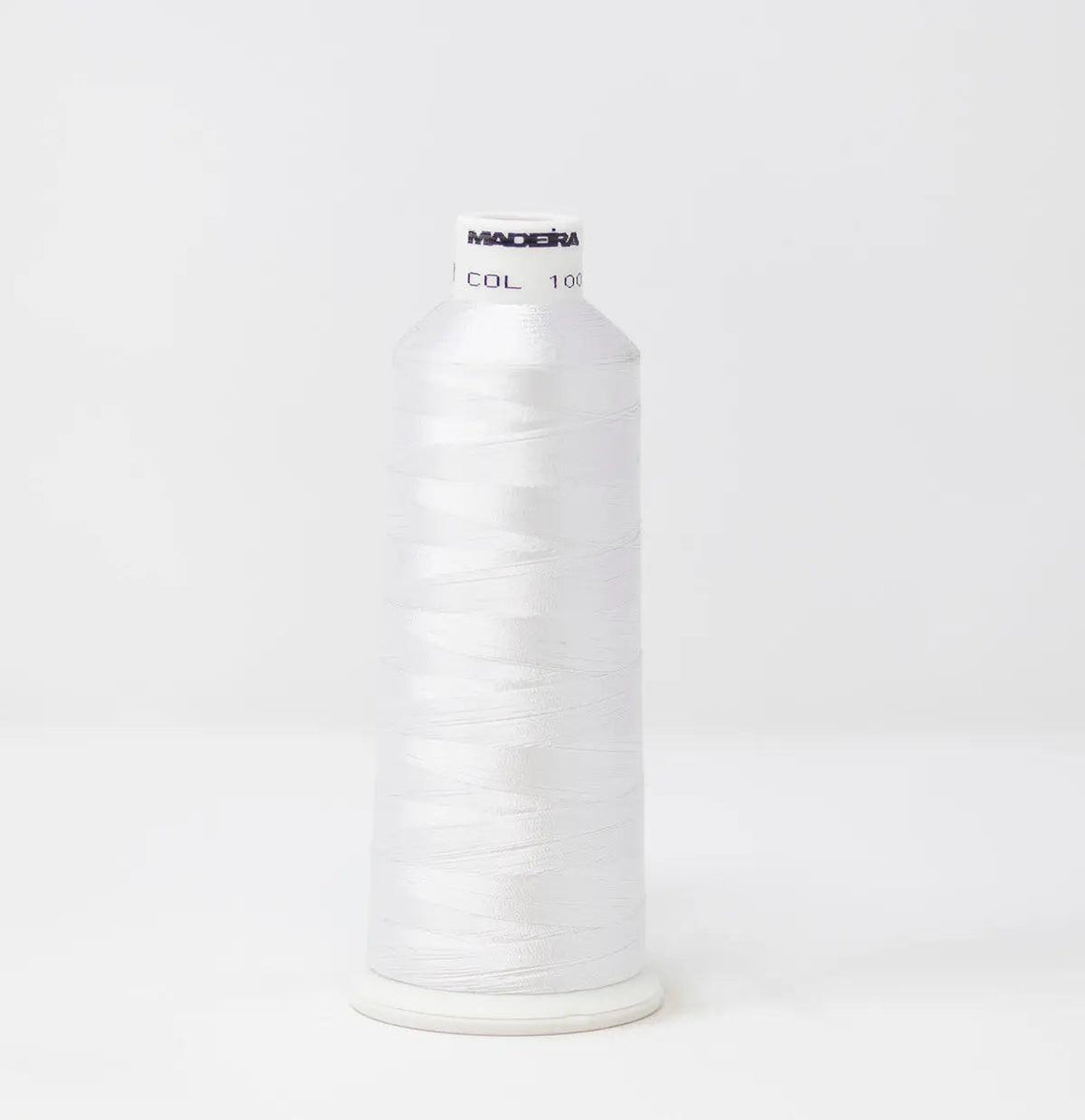 Madeira Rayon 1005 Fluorescent White Embroidery Thread 5500 Yards