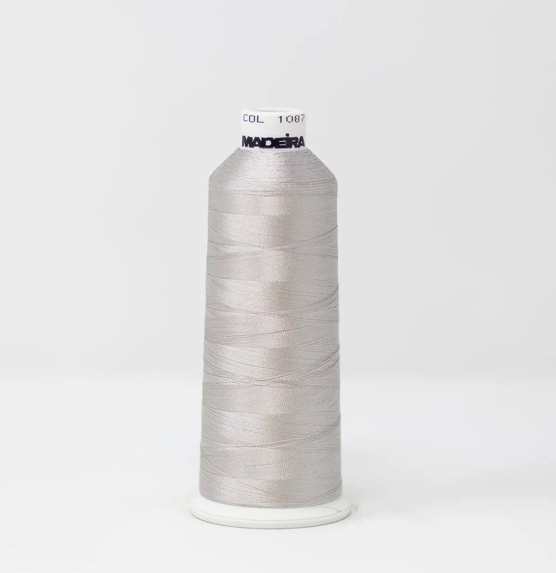 Madeira Rayon 1087 Silver Birch Embroidery Thread 5500 Yards