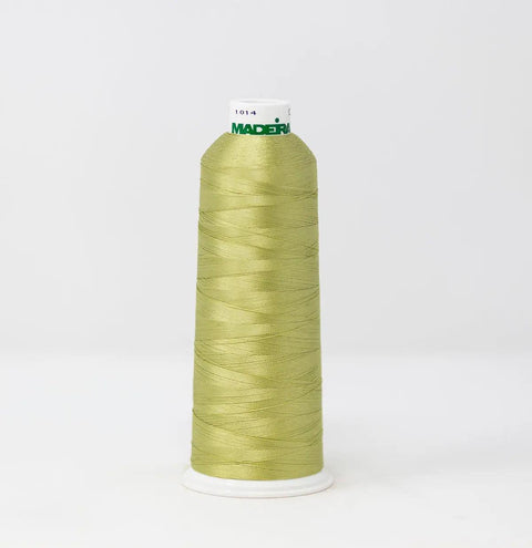 Madeira Rayon 1102 Light Moss Green Embroidery Thread 5500 Yards
