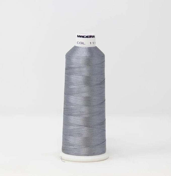 Madeira Rayon 1118 Overcast Gray Embroidery Thread 5500 Yards Madeira