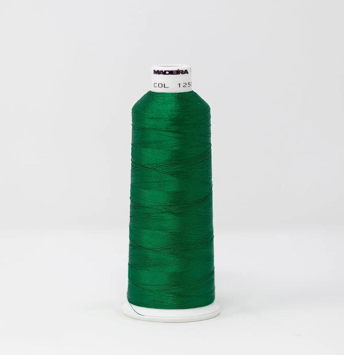 Madeira Rayon 1250 Christmas Green Embroidery Thread 5500 Yards Madeira