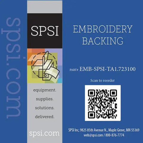 Embroidery Tear-Away 1.7oz White 23"x100yd Roll  (#318)