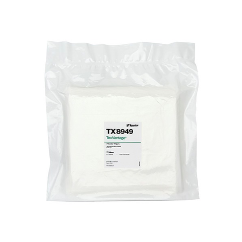 Texwipe TX8949 Wipers 9"x9" 150ct Polyester Lint Free