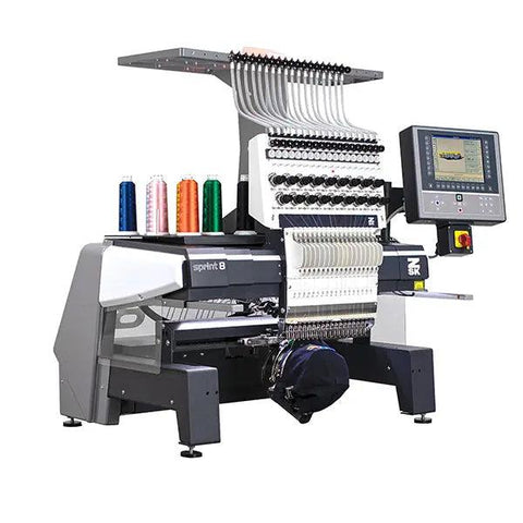 ZSK Sprint 8 1-Head 18-Needle Embroidery Machine
